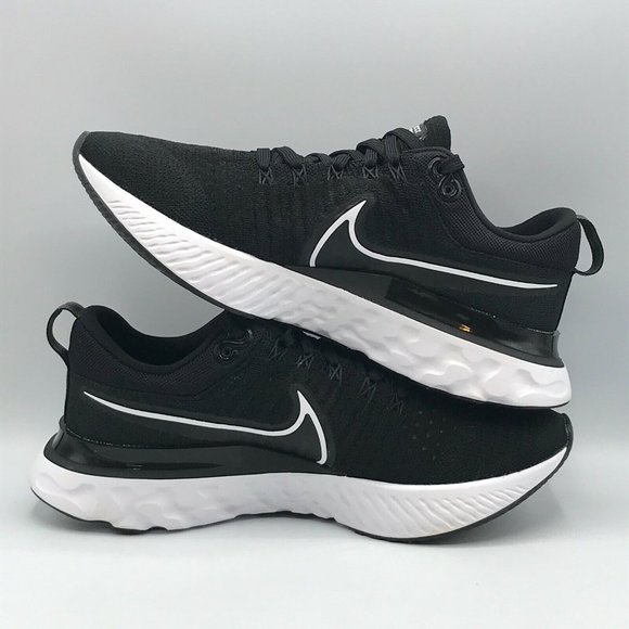 Nike React Infinity Run Flyknit 2 Shoes Black White Running Sneaker CT23… - Picture 6 of 10